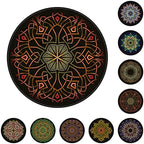 Chair Mat for Hardwood Floor Anti-Slip Floor Protector Round Gaming Computer by GZQIAWY