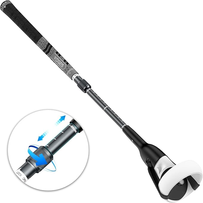 YOGES Adjustable Length VR Golf Club Handle Compatible by YOGESVRDesignDirect