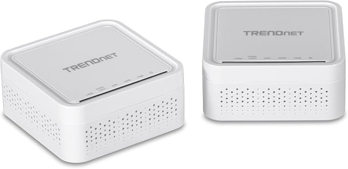 TRENDnet AC1200 Dual Band WiFi EasyMesh Kit, Includes 2 x AC1200 WiFi Mesh Nodes by TRENDnet