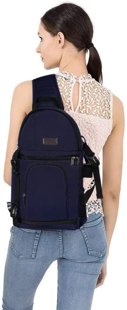MOSISO Camera Sling Bag, DSLR/SLR/Mirrorless Camera Backpack Case Shockproof - Image 6