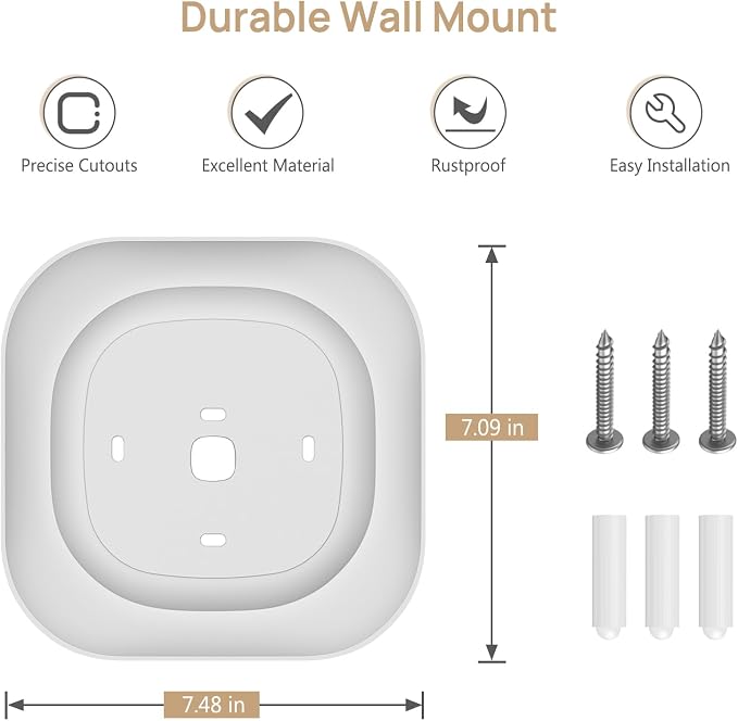 CaseBot Wall Plate for 2022 Ecobee Smart Thermostat Premium & 2022 Ecobee Smart - Image 7