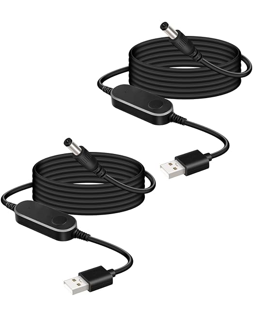 12W USB 5V to 12V Step Up Converter Cable by RIIEYOCA