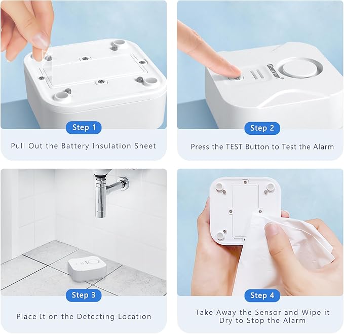 Geevon 3 Pack Water Leak Detectors - Image 8
