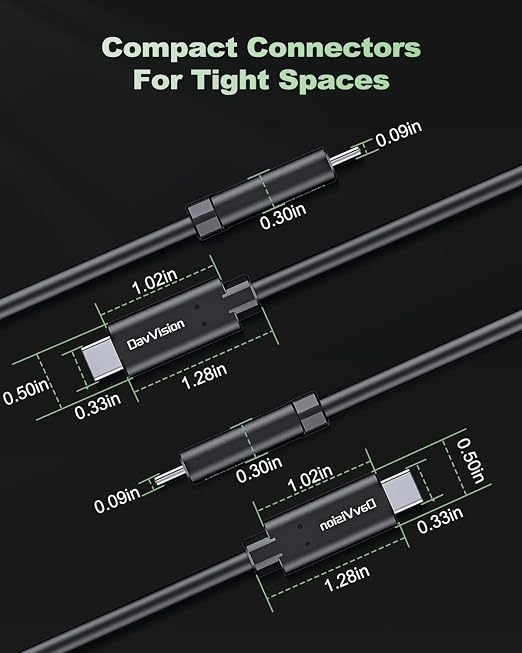 USB C Fiber Optic Cable 25FT Bidirectional Transmission, 10Gbps&PD 60W USB 3.2 - Image 8