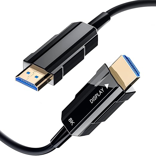 8K HDMI 2.1 Cable 6ft, Fiber Optic HDMI Cable, Ultra High Speed Thin HDMI Cord by RUBMUD