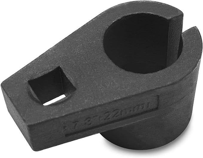 Offset Oxygen Sensor Socket, 3/8-Inch Drive, Wire Gate Accesses Sensor from Side by YOGEIER