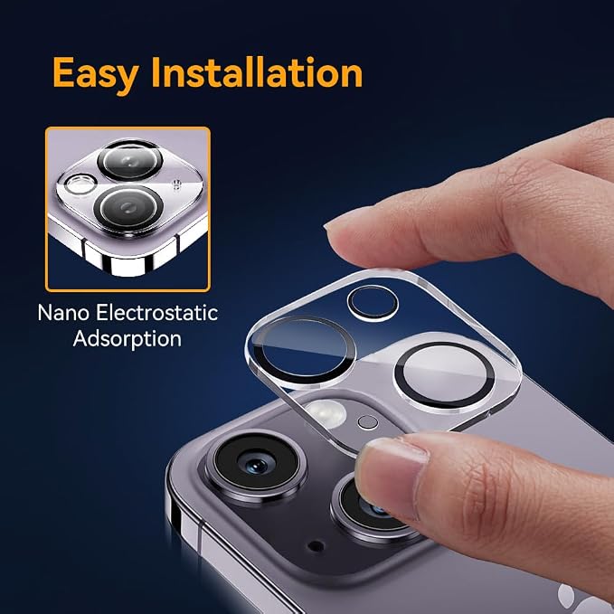 Camera Lens Protector for iPhone 13 6.1" / iPhone 13 Mini 5.4", 9H Tempered - Image 5