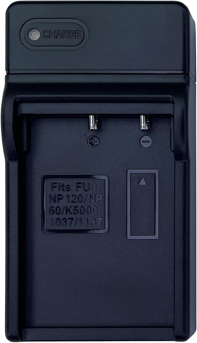 Battery and Charger for ORDRO HDR-AC3 Camcorder, Included 2 NP-120 1700mAh - Image 2