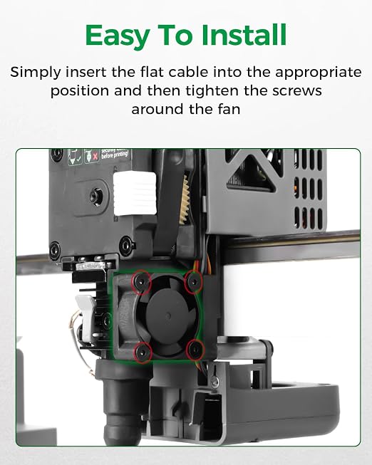 Creality Official Ender 3 V4 Heatbreak Fan, Official Original Cooling Fan - Image 7