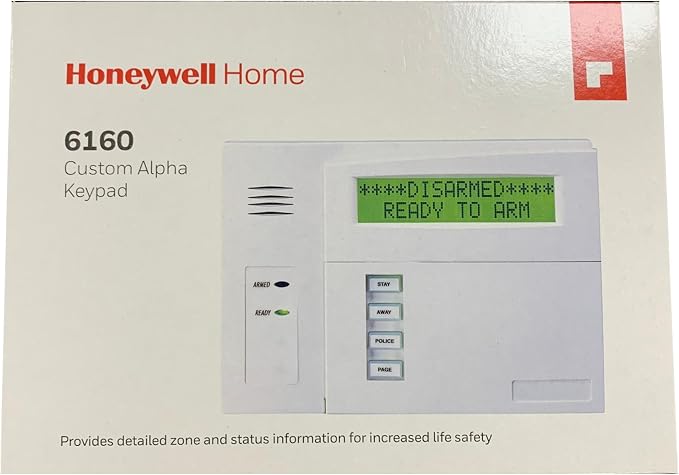Honeywell Security 6160 Ademco Alpha Display Keypad by HoneywellAirComfort