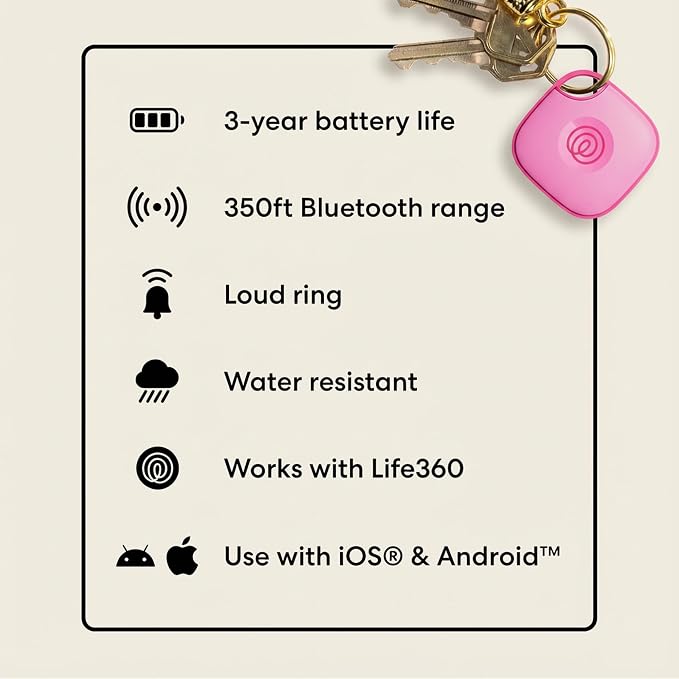Life360 Tile - Bluetooth Tracker, Keys Finder and Item Locator - Image 8