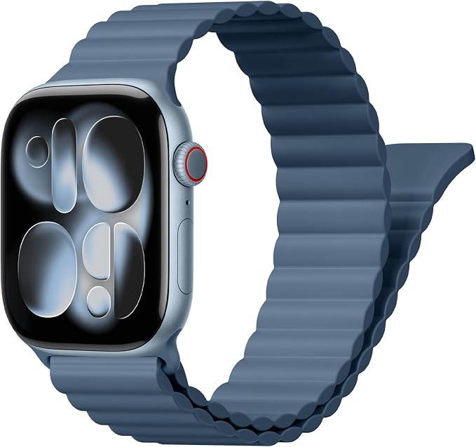 Magnetic Sport Bands for Apple Watch Band 40mm 38mm 41mm 42mm 44mm 45mm 46mm by BXUXOHS