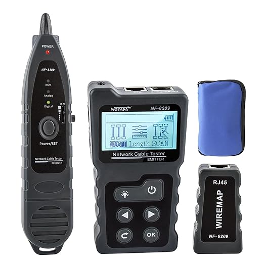 NOYAFA NF-8209 Network Cable Tester, Ethernet Cable Wire Tester by NOYAFA