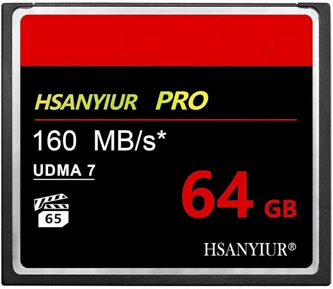 64GB UDMA High Speed, Original CF Card Camera Memory Card by HSANYIUR