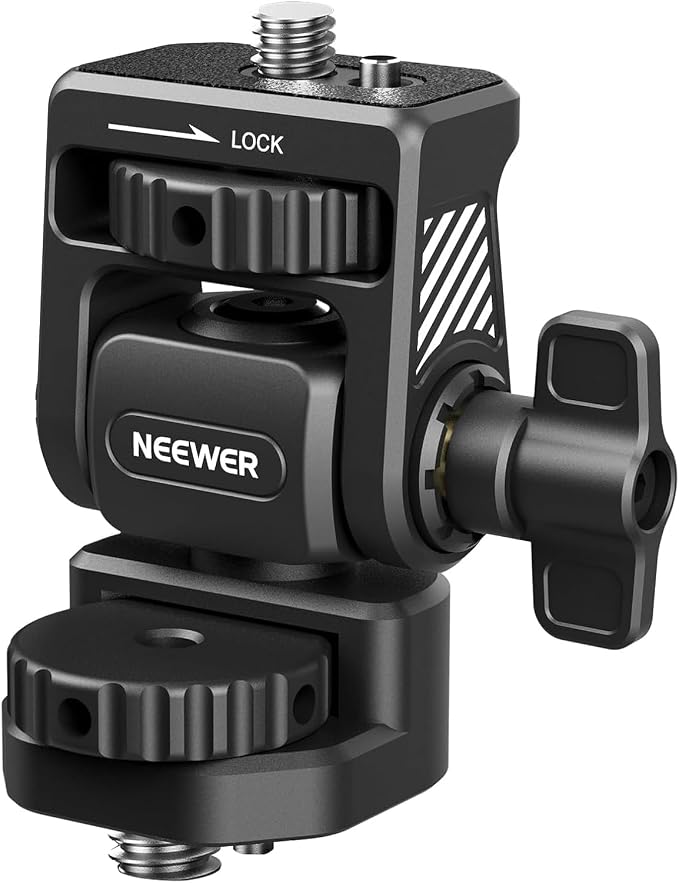 NEEWER Camera Field Monitor Mount Holder Bracket, 360° Swivel 180° Tilt by Neewer