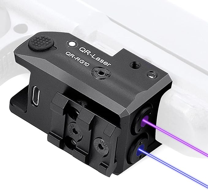 Red Green Purple Blue Laser Light Combo, 800 Lumens Tactical Flashlight Laser - Image 7