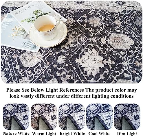 4x10 Washable Hallway Runner Rug: Oriental 10ft Extra Wide Ultra Soft Runners - Image 3