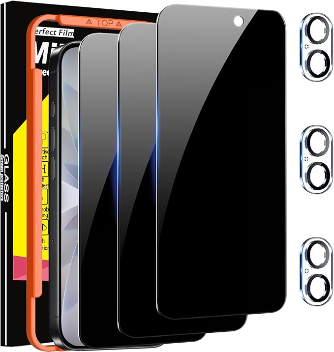 Milomdoi 3 Pack Privacy Screen Protector by Milomdoi