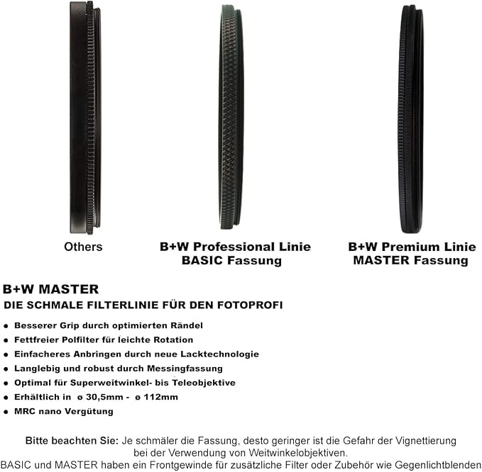 B+W 67mm MASTER UV Haze MRC Nano 010M Glass Filter - Image 7