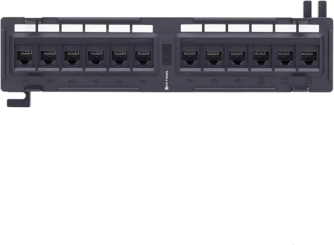 Networx Wallmount 12 Port Network Patch Panel by Networx
