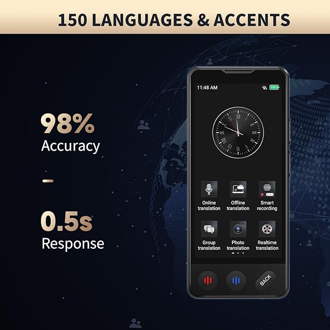 Language Translator Device No WiFi Needed, 2026 Upgraded AI Translator - Image 3