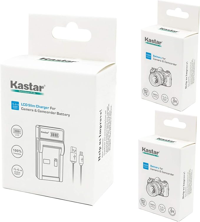 Kastar Battery & LCD Slim USB Charger - Image 4