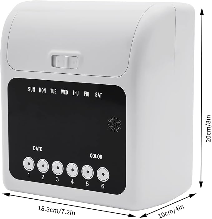 Starter Time Clock Bundle, Electronic Calculating Time Clock Employees in/Out - Image 4
