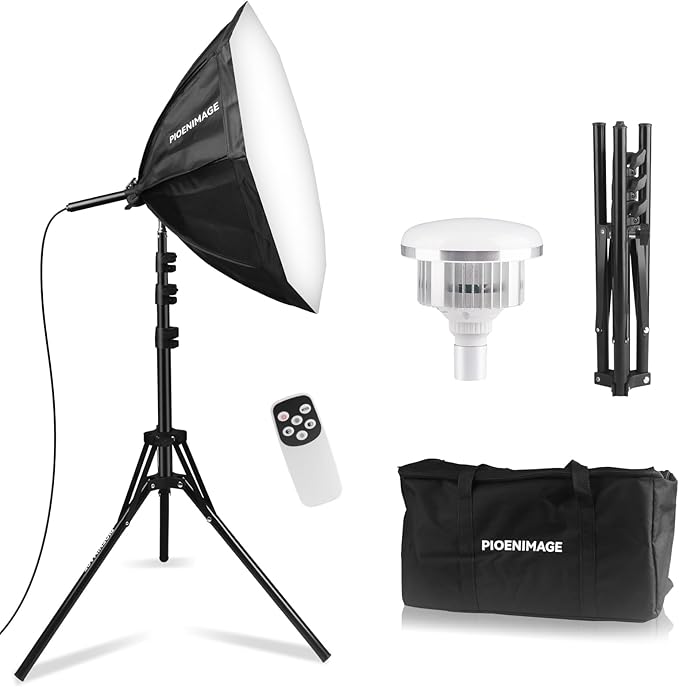 Softbox Lighting Kit, Softbox Photography Lighting Set by PIOENIMAGE