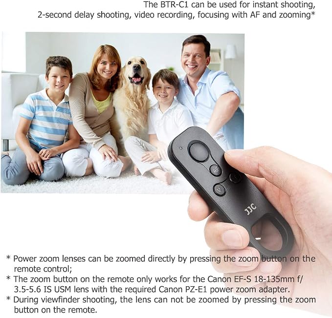 JJC Wireless Bluetooth Remote Control Replace Canon BR-E1 - Image 4