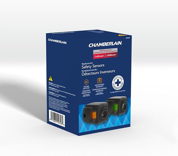 Chamberlain 820CB Replacement Garage Door Safety Sensor, 2-Pk. - Image 8