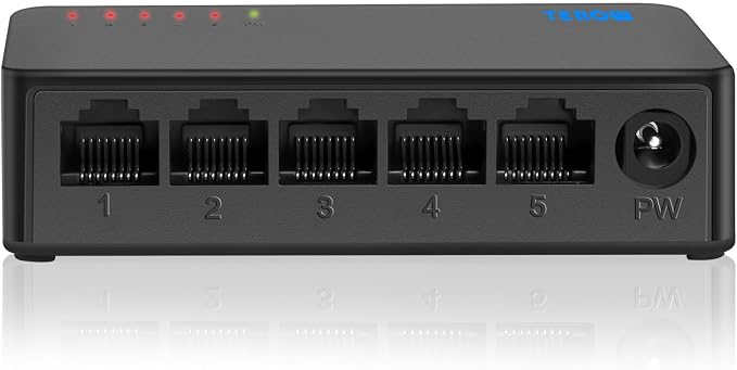 5 Port Gigabit Network Switch, Portable Switch | Plug & Play | Fanless Housing - Image 7
