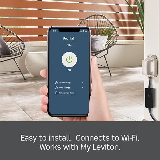 Leviton Decora Smart Wi-Fi Outdoor Plug, Works - Image 8
