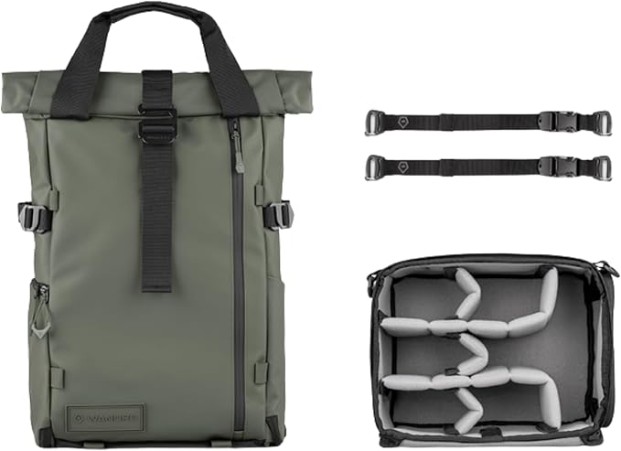 WANDRD PRVKE Rolltop 21L V4 Photography Bundle – Expandable Travel Camera by WANDRD