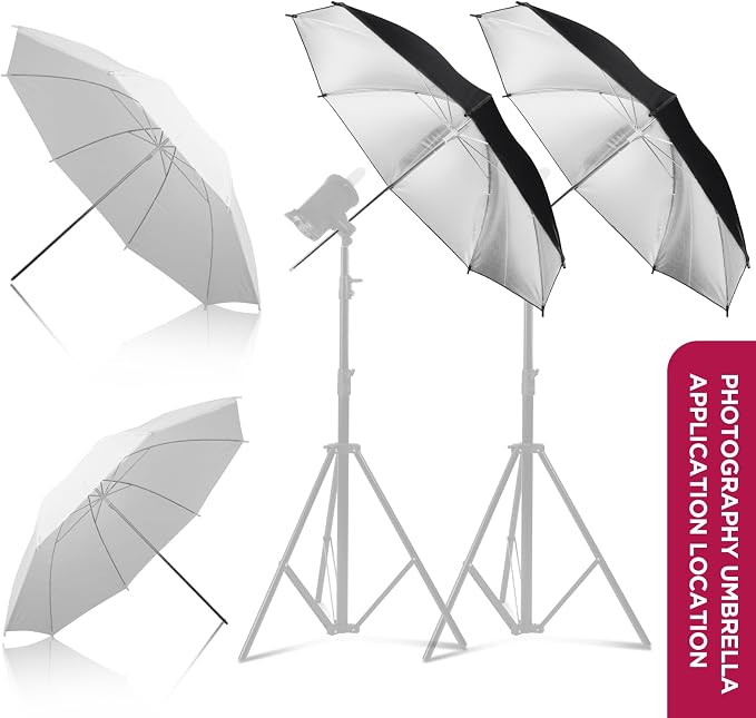 Photography Umbrella Lighting Kit, Whole Set - Image 3