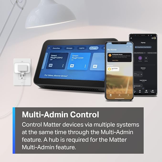 TP-Link Tapo Matter Supported Smart Plug Mini, Compact Design, 15A/1800W Max - Image 5