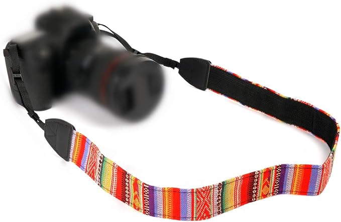 Camera Strap Canvas Rainbow Shoulder Strap - Image 2