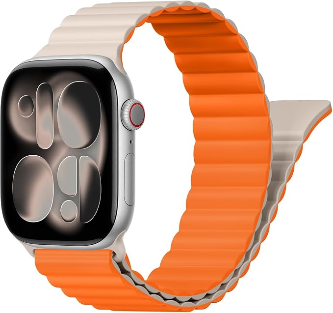 Magnetic Sport Bands for Apple Watch Band 40mm 38mm 41mm 42mm 44mm 45mm 46mm by BXUXOHS