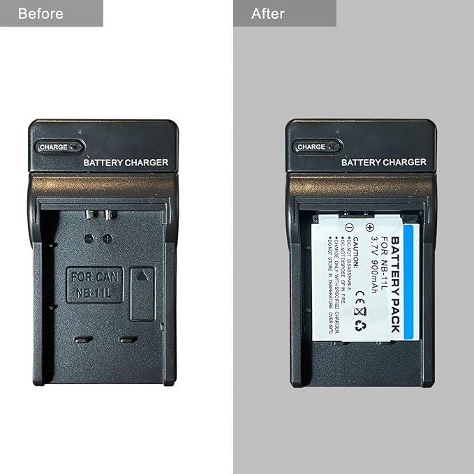 NB-11L NB-11LH Battery Charger for Canon PowerShot ELPH 150 ELPH 150 is - Image 3