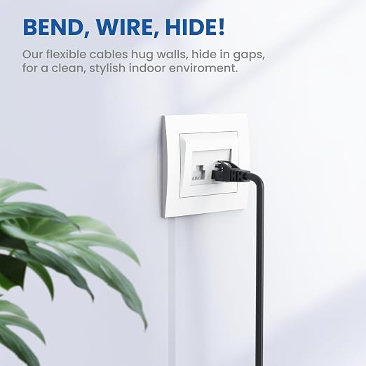 Cat 6 Ethernet Cable 100 ft, 10Gbps High Speed Ethernet Cable, Internet Cable - Image 7