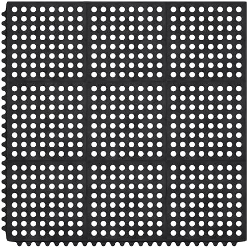 Ottomanson Heavy Duty Rubber Floor Mat – Non-Slip, Waterproof, Restaurants by Ottomanson