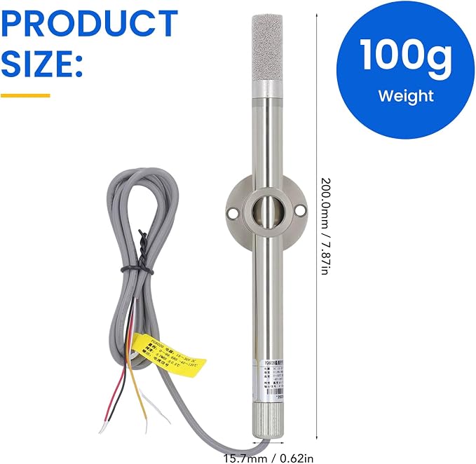 Temperature Humidity Sensor, 4‑20mA Output Temperature Humidity Transmitter - Image 5