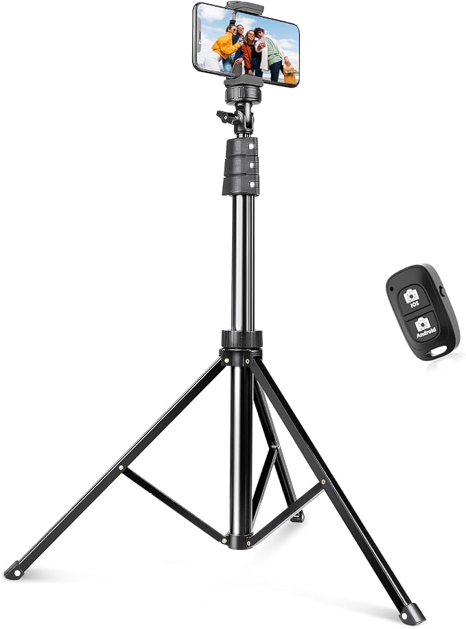 SENSYNE 72" Phone Tripod, Extendable Cell Phone Tripod Stand, Selfie Stick by sensyne