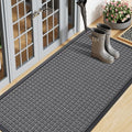 Smiry Front Door Mat Outside Entrance, Natural Rubber Doormat, 59x23 Inch by Smiry