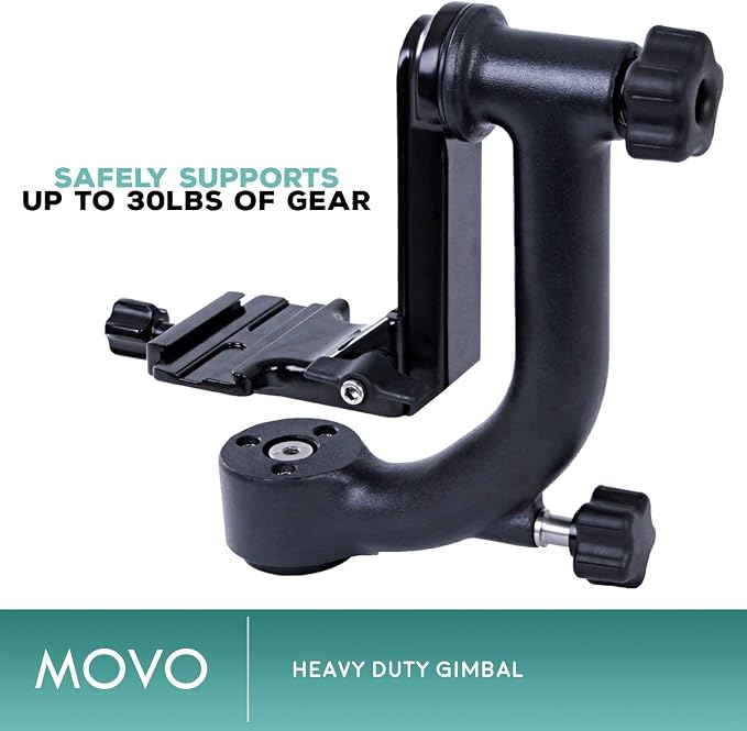 Movo GH700 MKII Professional Gimbal DSLR Tripod Head - Image 4