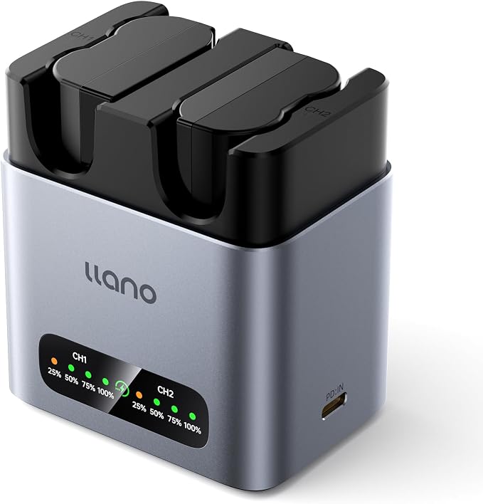 llano 2-Pack 1350mAh EN-EL25 Batteries and 20W Fast Charger by TheHorizonofPossibility