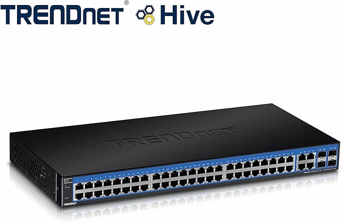 TRENDnet 52-Port Gigabit Web Smart Switch, 48 Gigabit RJ-45 Ports, 4 Shared - Image 4