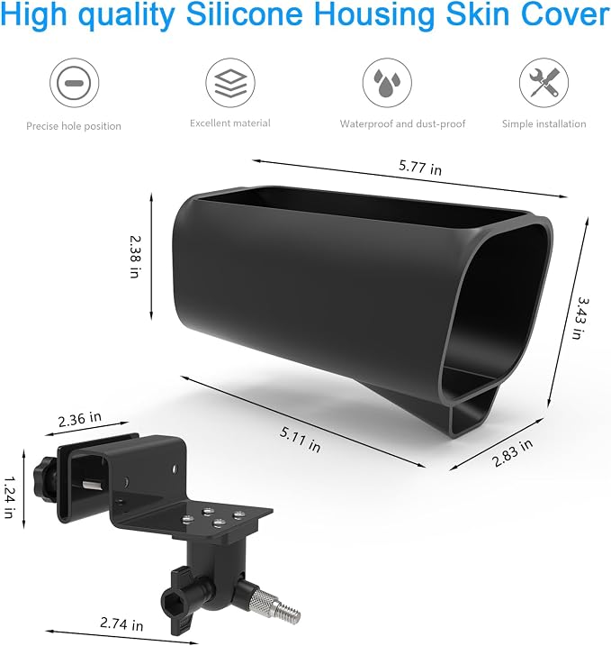 Gutter Mount Bracket +Silicone Cover Skin - Image 3
