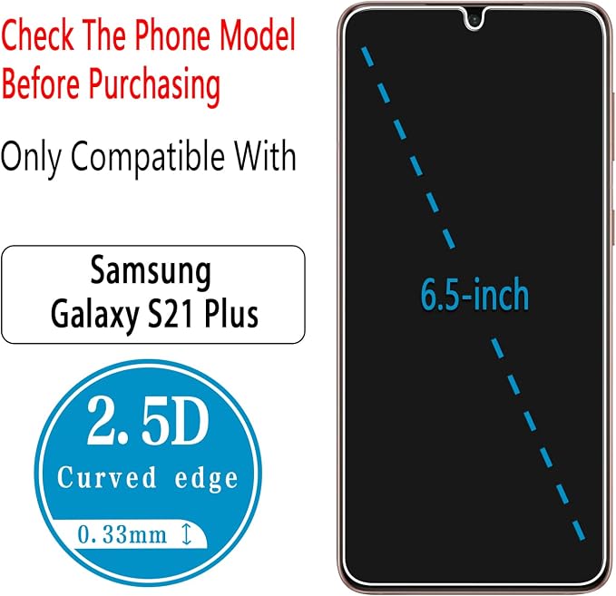 2 Pack Tempered Glass Screen Protector - Image 3