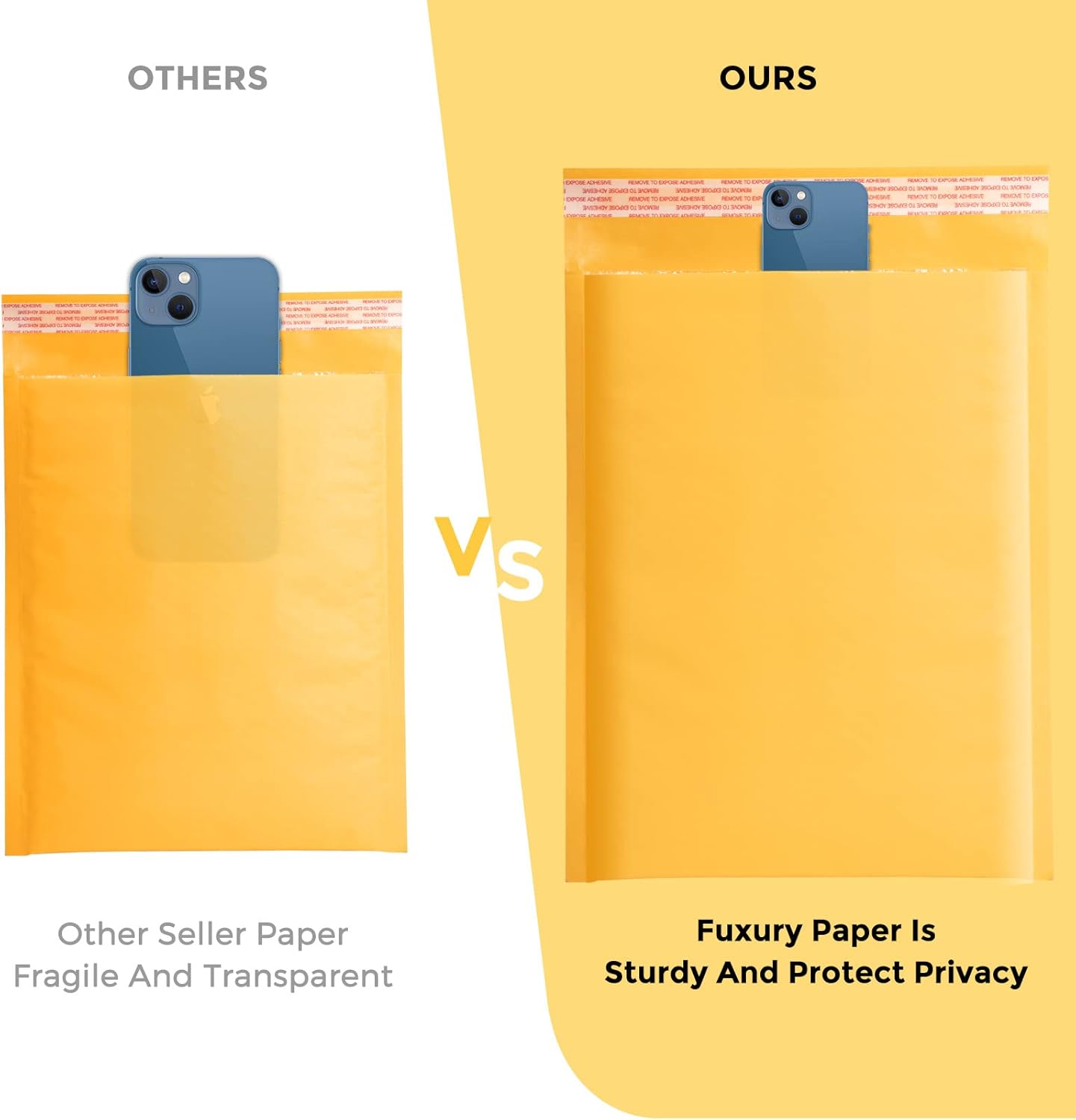 Fu Global Bubble Mailers 10.5x13.5 Inch Padded Envelopes #4 Self Sealing Bulk Bubble Envelopes Mailing Shipping Envelopes 25PCS