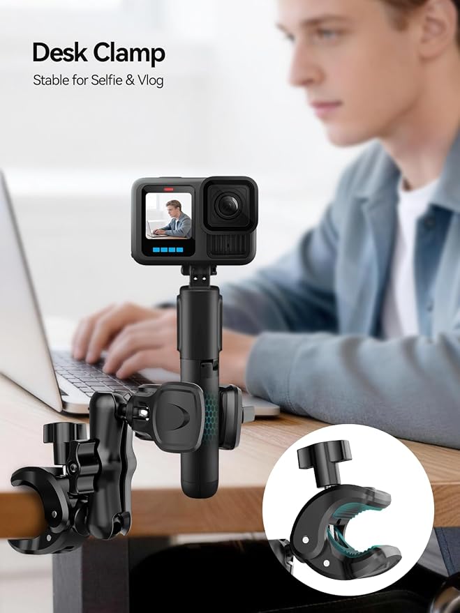 MAGJIEYX Double Clamp Mount, 360°Magic Arm - Image 5